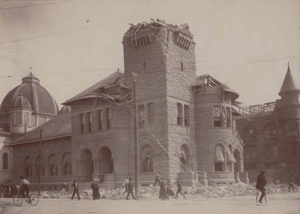 #67 Earthquake Damaged San Jose Main Post Office, 1906