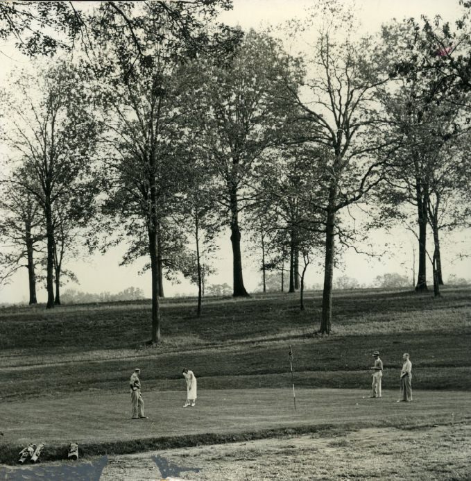 #112 Officers Play Golf on the Jefferson Barracks Course, 1935