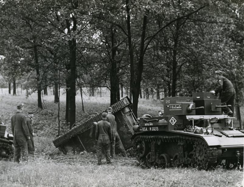 #114 The Only ‘Casualty’, An Overturned Tank–Jefferson Barracks, 1938