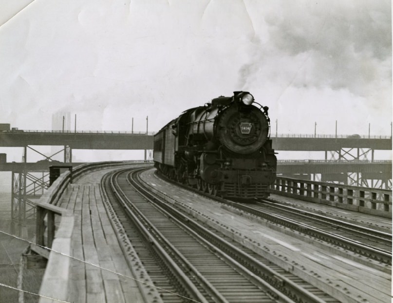 #144 MacArthur Bridge-Train, 1939