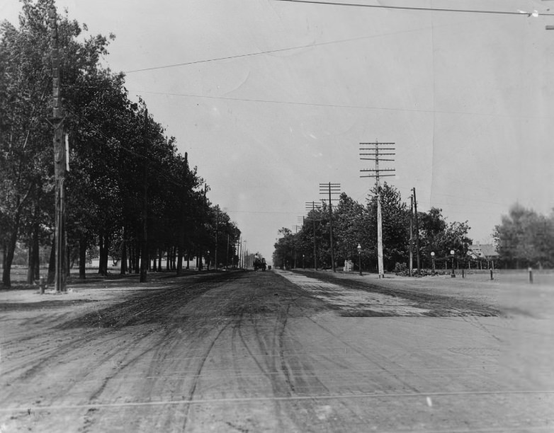 #219 View of Kingshighway, 1939