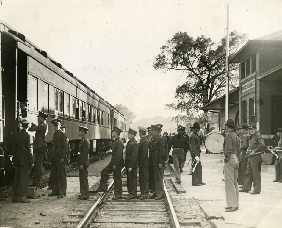#56 Jefferson Barracks – Westbound Recruits, 1939