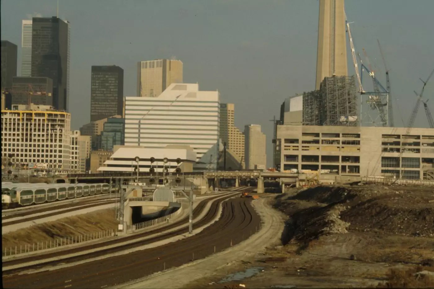 #192 The Skydome under construction, some time around 1988.
