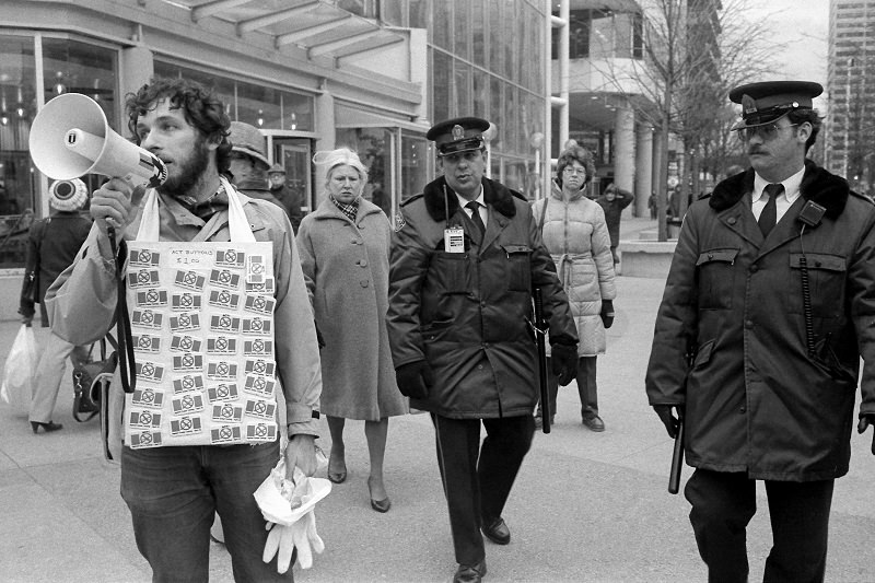 #161 Protester, Toronto, 1983