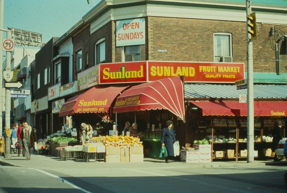 #5 South-east corner, Carlaw and Danforth avenues, 1989