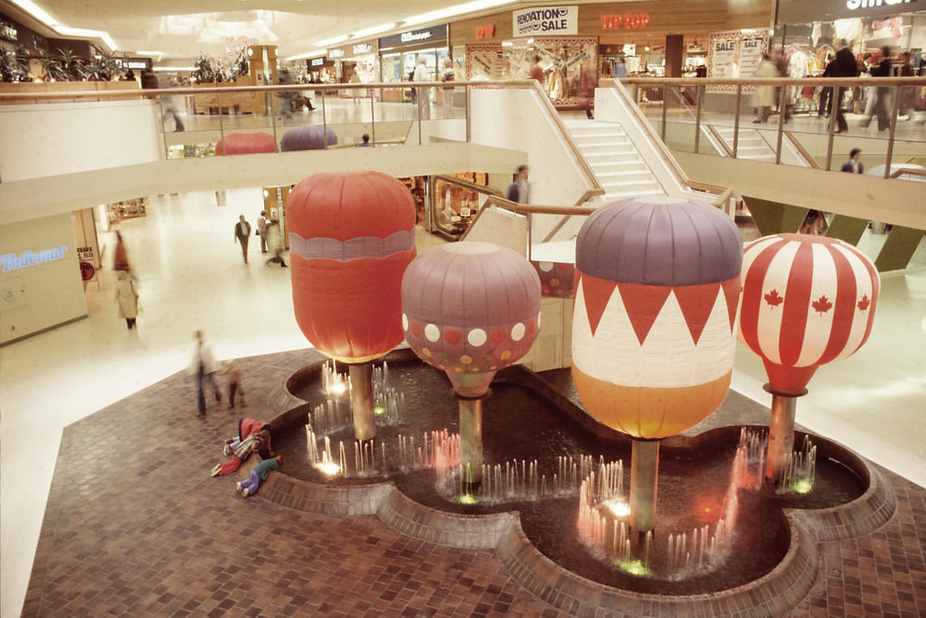 #6 Balloon fountain, Scarborough Town Centre, 1980
