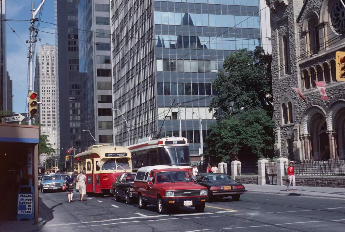 #57 King and Simcoe streets, 1980s