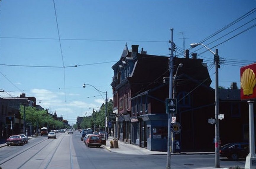 #61 Queen and Beverley, looking west, June 7, 1981.