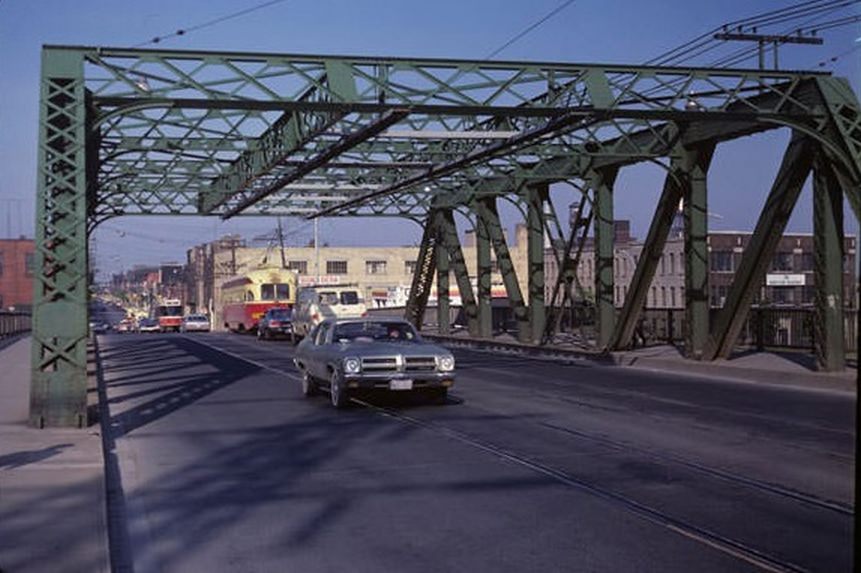 #30 Looking east from the bridge over the Don River, June 2, 1981