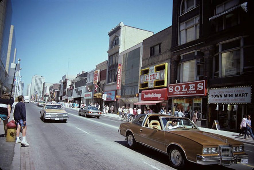 #79 Yonge Street toward the end of the 1980s.