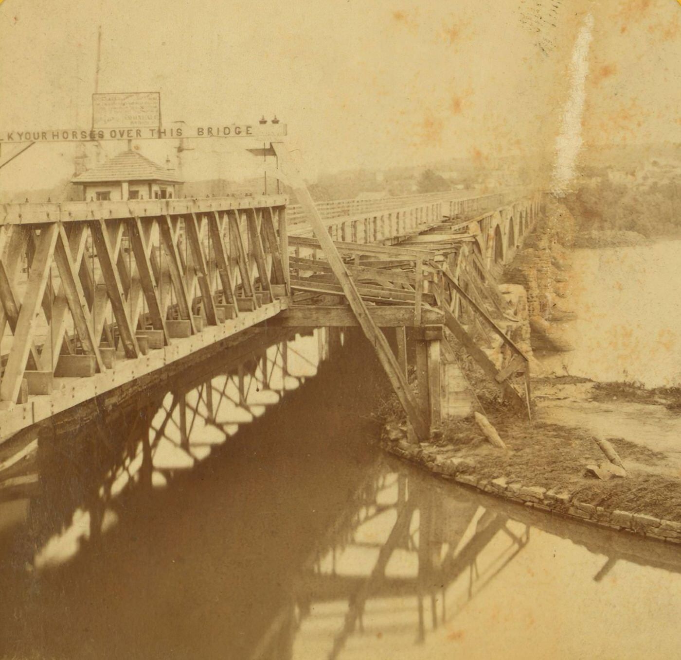 #77 The Aqueduct Bridge., Jarvis, J. F. (John F.), 1865