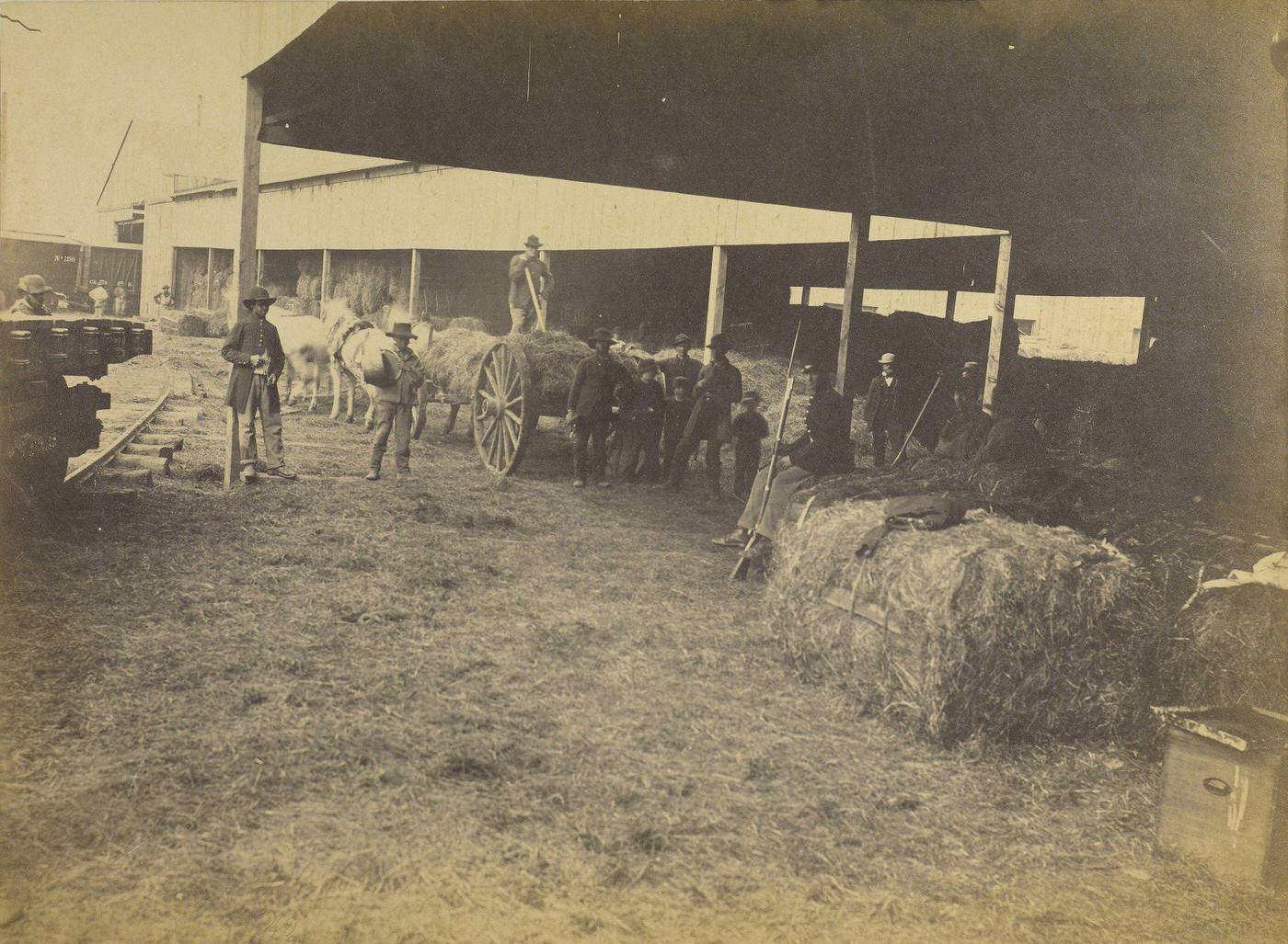 #90 Hay Wharf, Alexandria, 1863