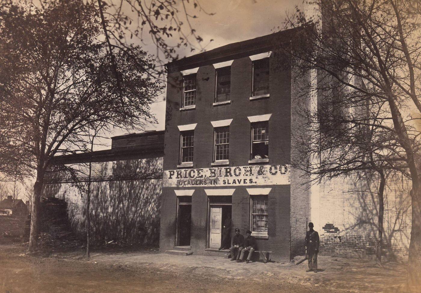 #141 Slave Pen, Alexandria, Virginia, 1863.