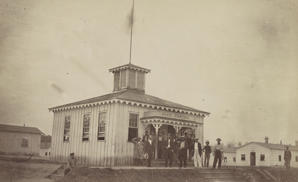 #18 Headquarters of convalescent camp, near Alexandria, 1860s