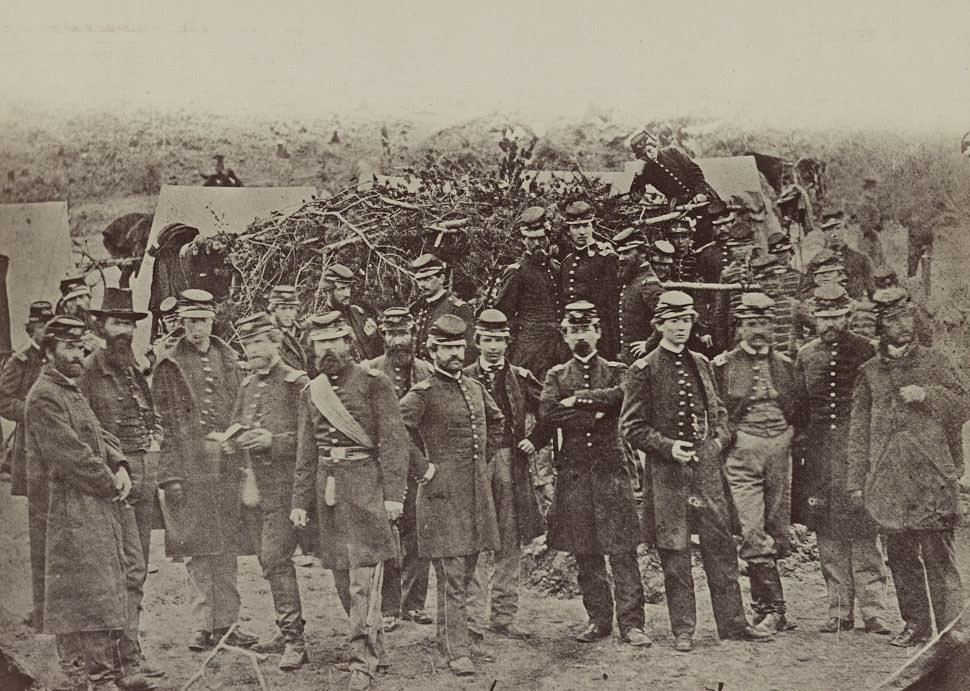 #63 Officers of 14th U.S. Infantry, March, 1862