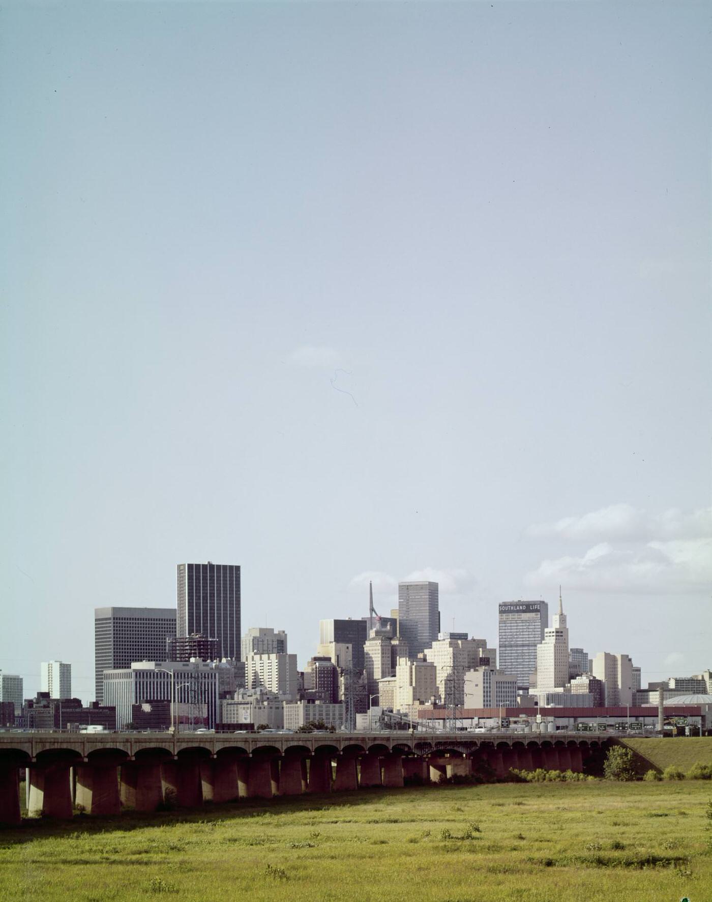 #2 Skyline of downtown Dallas, 1969