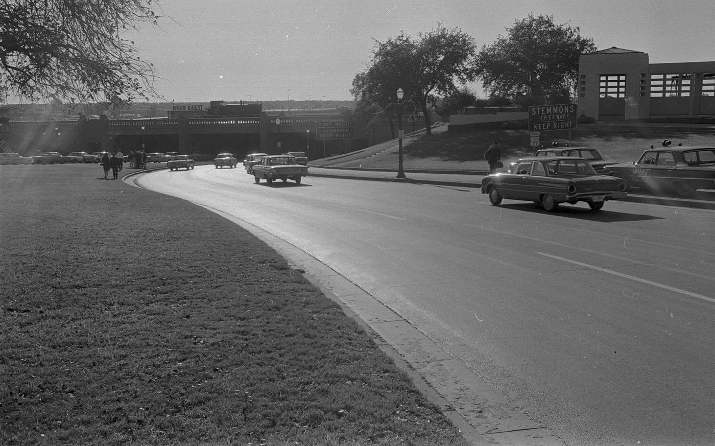 #125 Grassy Knoll, near Dealey Plaza, Dallas, Texas following President John F. Kennedy’s assassination, 1963