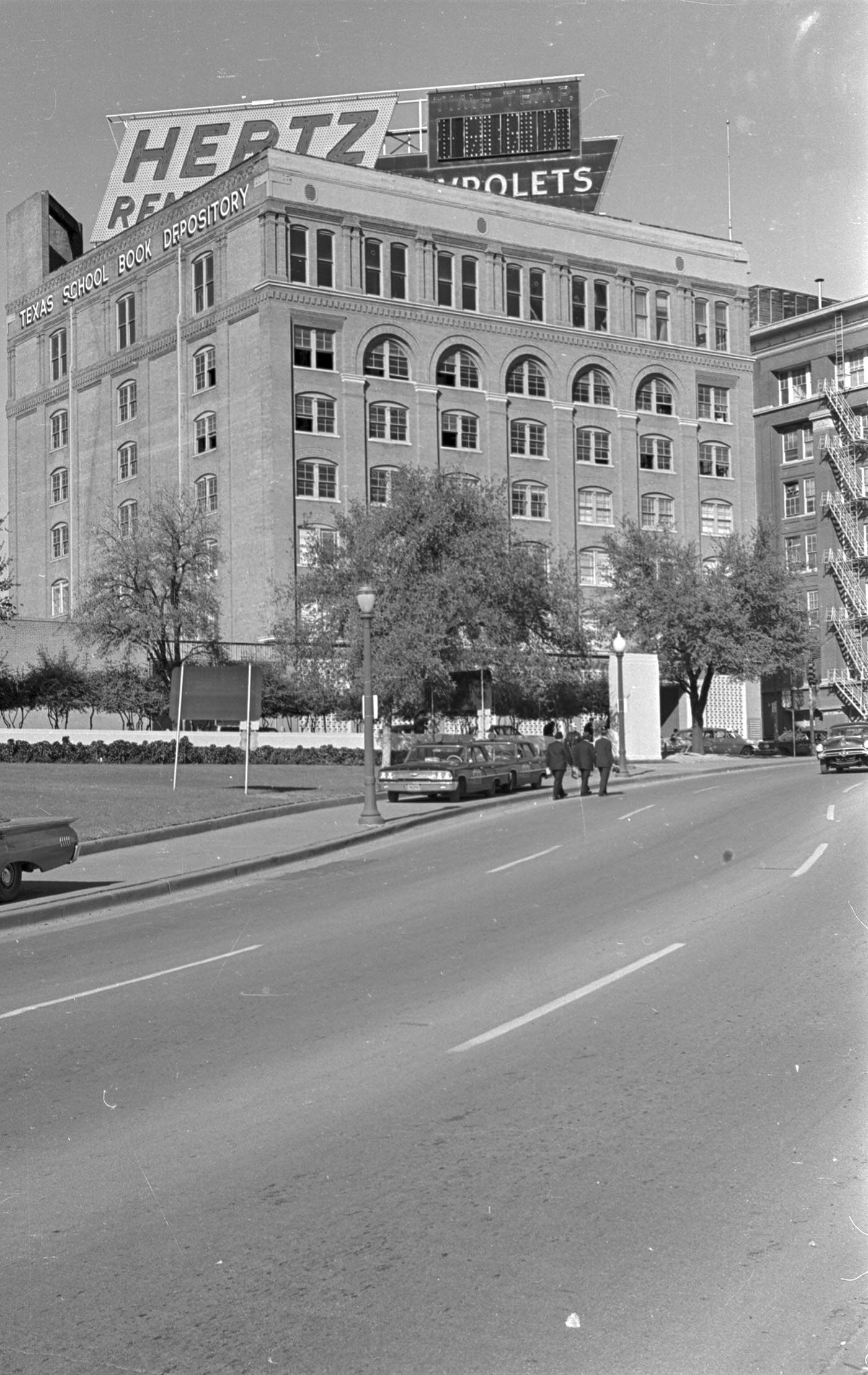 #127 Texas School Book Depository, Dealey Plaza, 1963