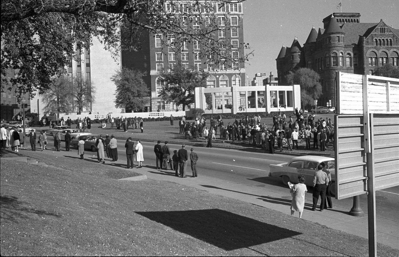 #137 Dealey Plaza after the assassination of President John F. Kennedy, Dallas, Texas, 1963