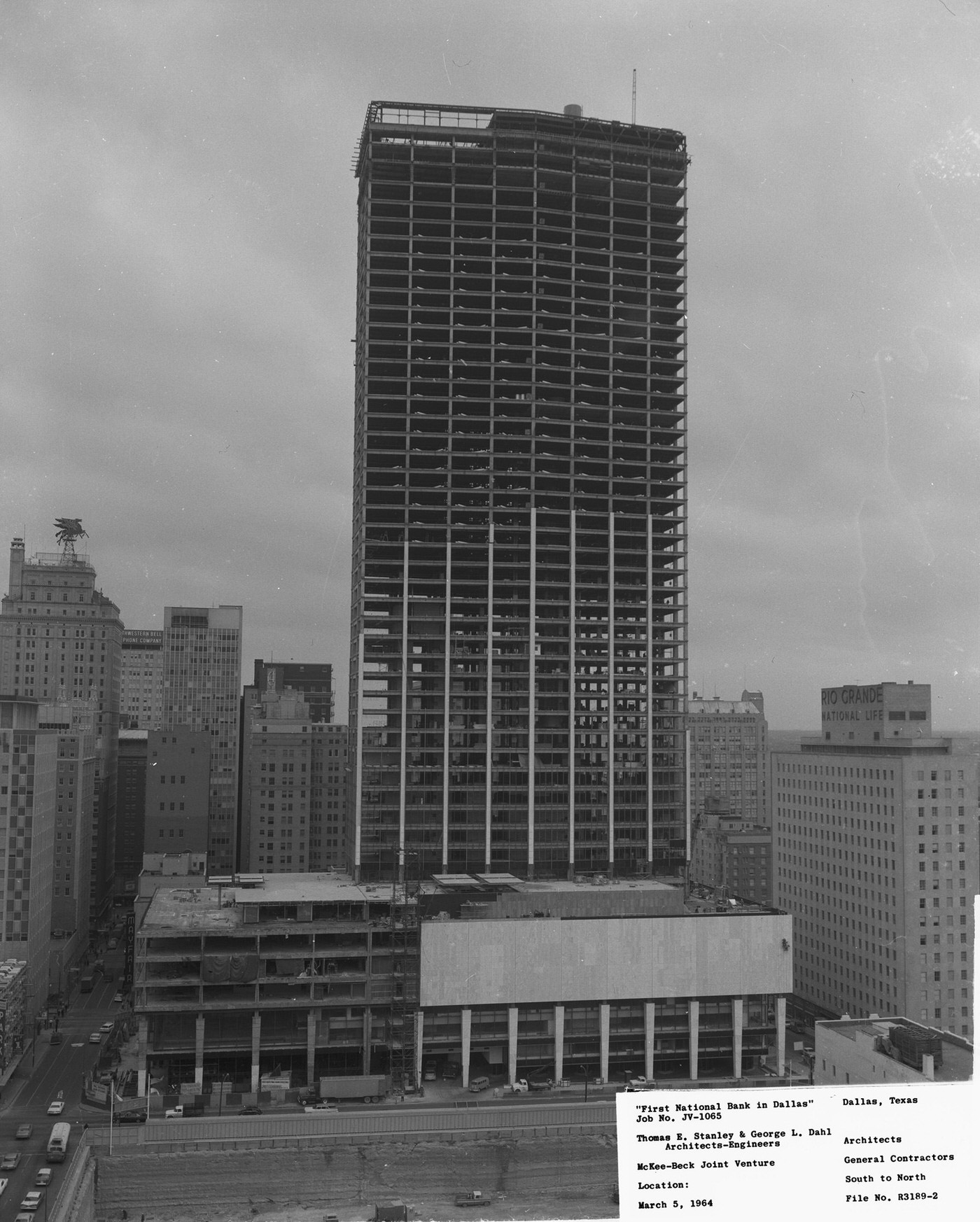 #138 Construction of the First National Bank building, 1963