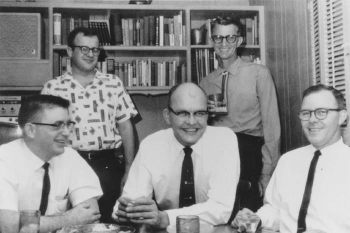 #184 Dallas – Fort Worth was a draw to engineering and technology companies. These engineers worked at Texas Instruments in Dallas in the early 1960s.