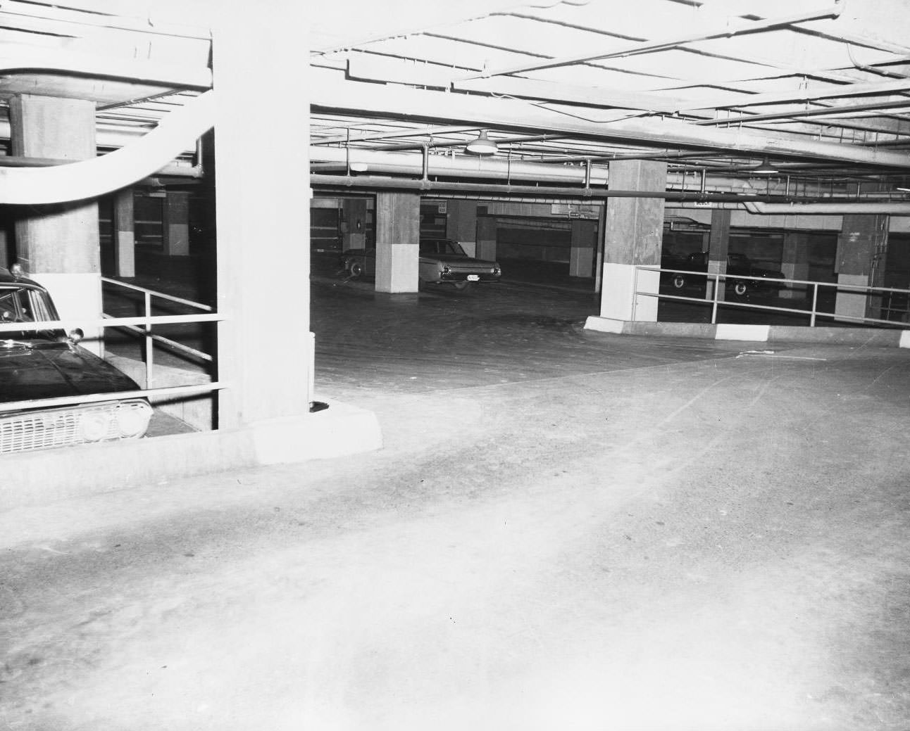 #19 City Hall Basement with Dallas Police Department Vehicle, 1960s