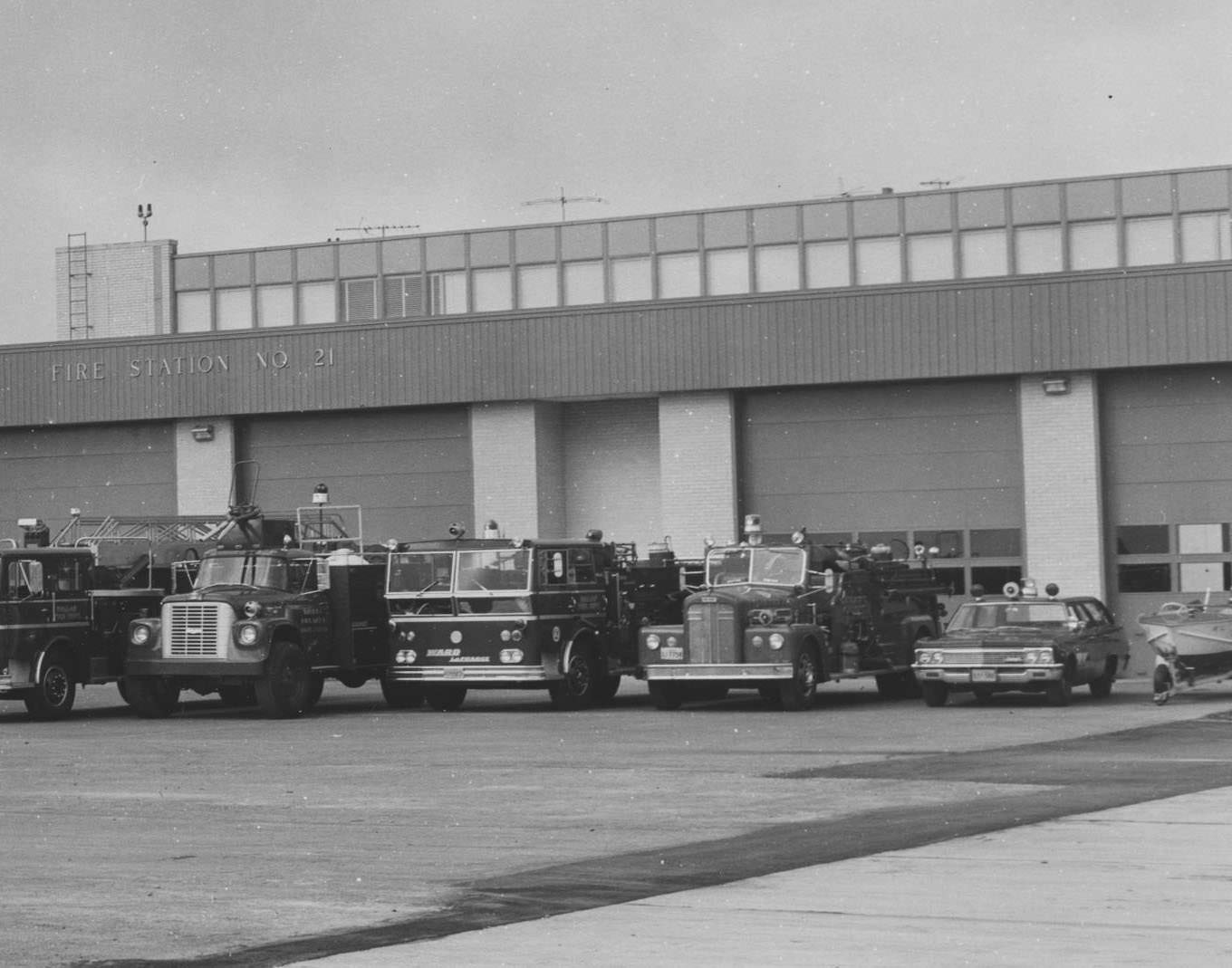 #23 Dallas Fire Station 21 at Love Field, 1969