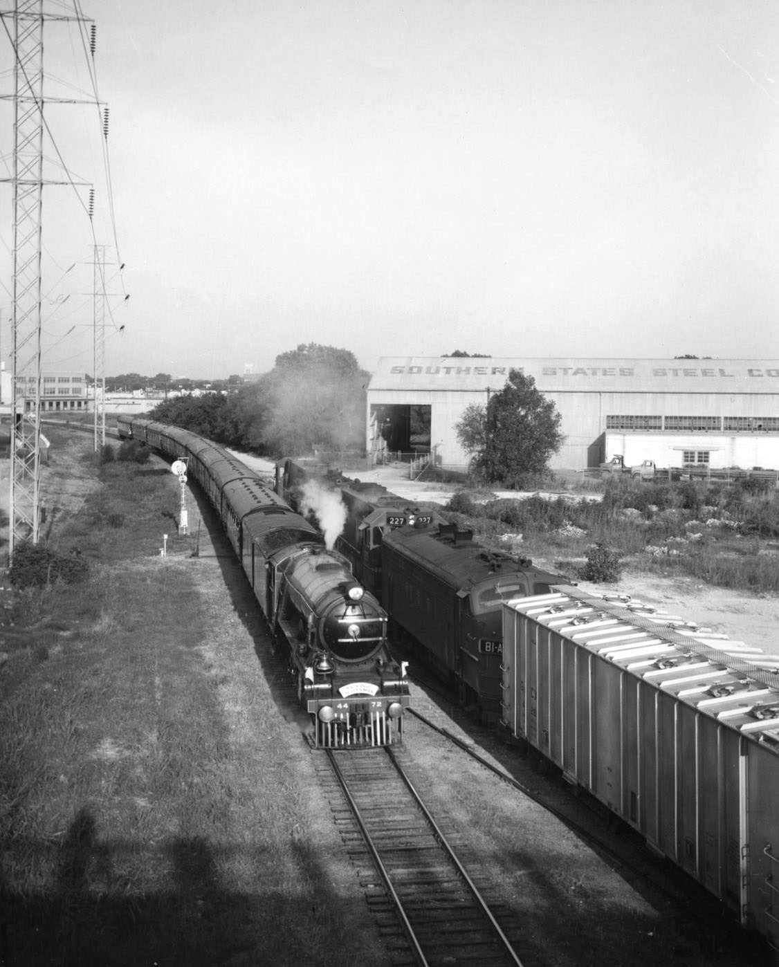 #12 “The Flying Scotsman” leaving Dallas, 1969