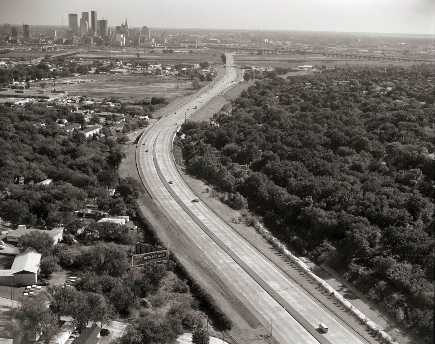 #68 Freeway near Downtown Dallas, 1967