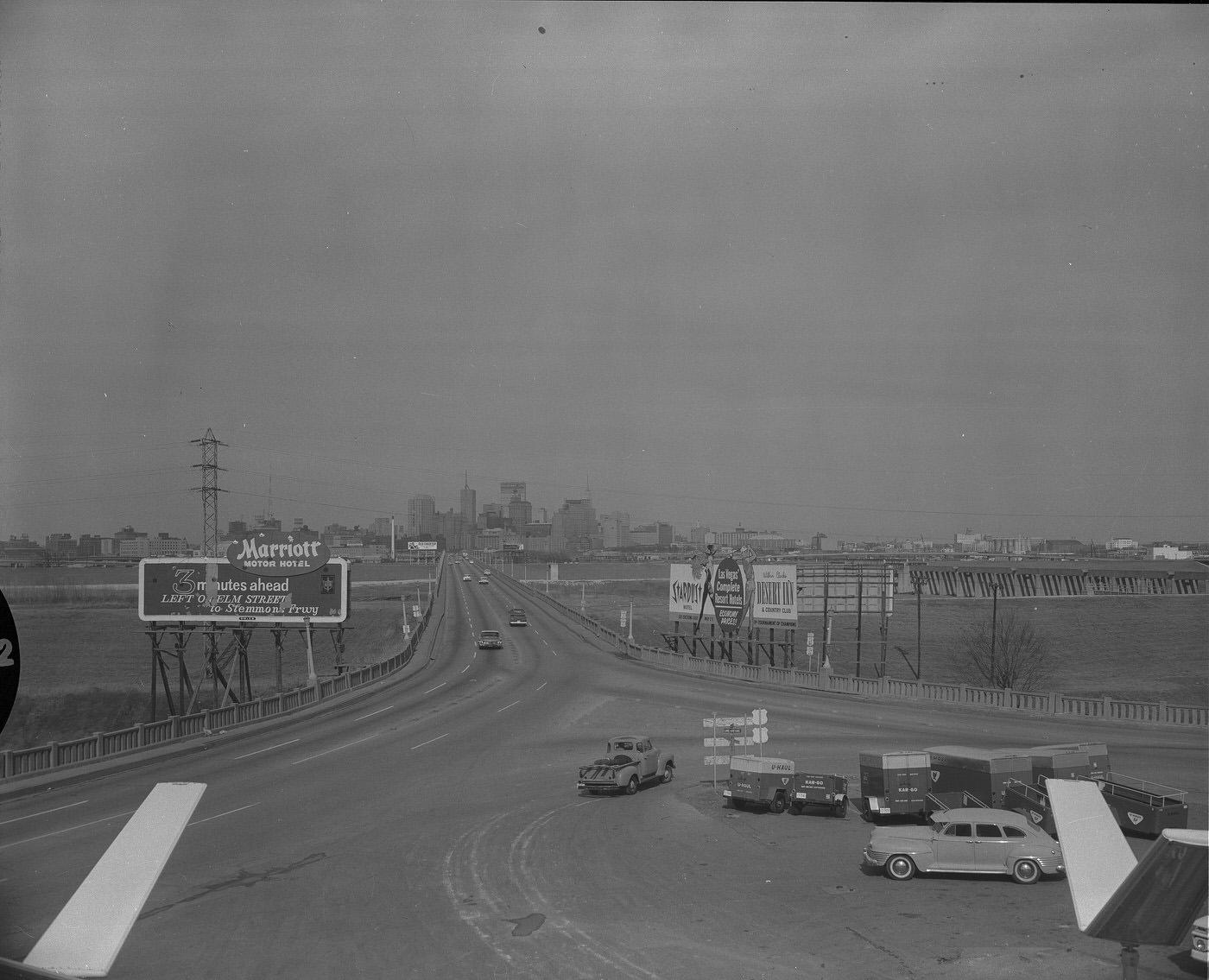 #83 The Dallas, Texas skyline from Oak Cliff, 1963