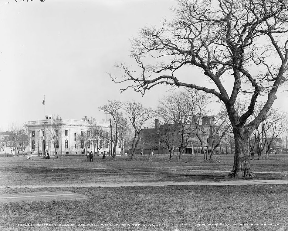 #22 Government building and Hotel Warwick, Newport News, 1905