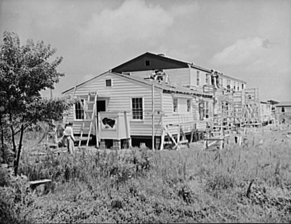 #45 Defense housing, Langley Field, Newport News, Virginia, 1941