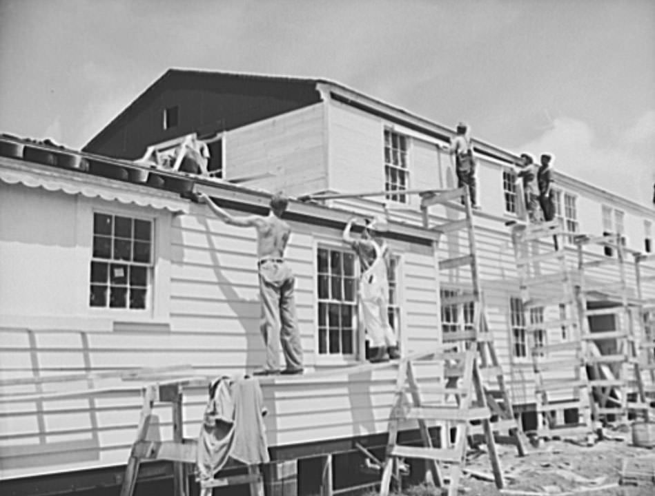 #47 War housing in Langley Field, Newport News, Virginia, 1941