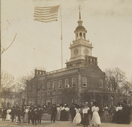 #42 Pennsylvania State building, reproduction of Independence Hall, Jamestown Exposition, Norfolk, 1907