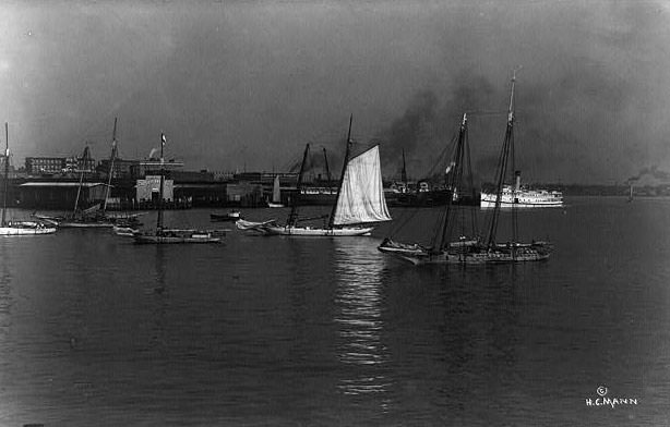 #49 Harbor, Norfolk, 1904