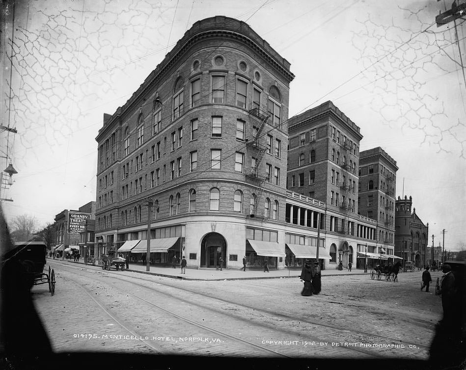 #2 Monticello Hotel, Norfolk, 1902.