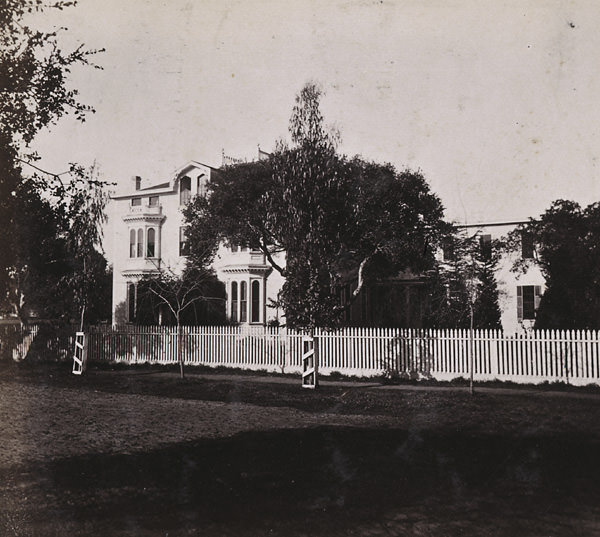 #25 Mrs. Blake’s Female Seminary, Washington Street, between 11th and 12th Streets, Oakland, 1861