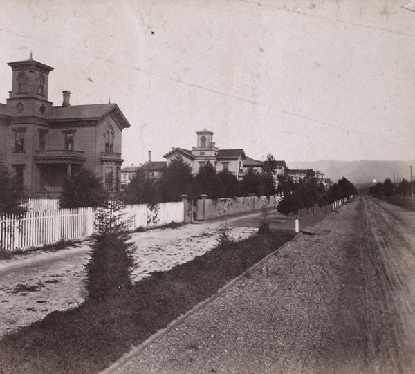 #47 Jackson Street, looking North from 12th, Oakland, 1862