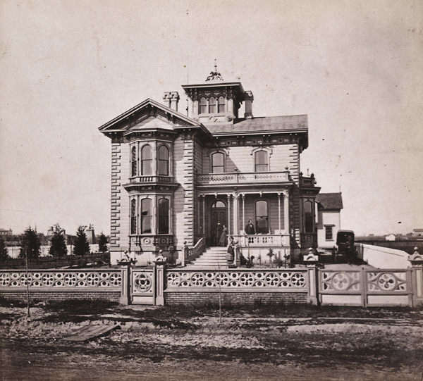 #13 Resdience of G. W. Dam, Webster Street, Oakland, 1862