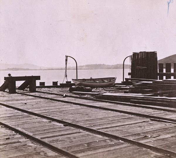 #40 San Francisco–From the end of Oakland Wharf, 1863