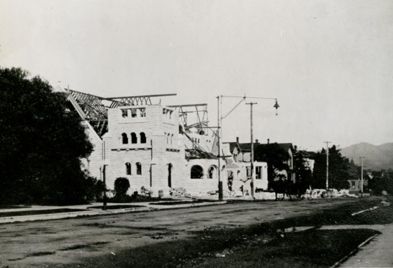 #41 First Church of Christ, Scientist, northwest corner of 17th and Franklin Streets, under construction, 1901