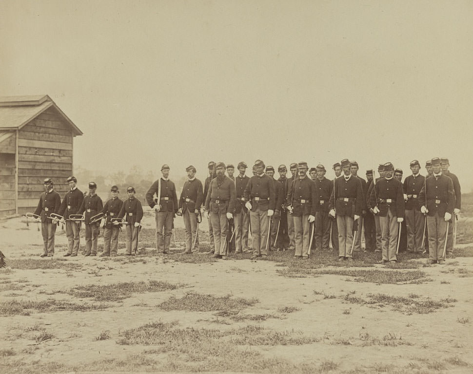 #109 General Grant’s Cavalry escort, City Point, 1865