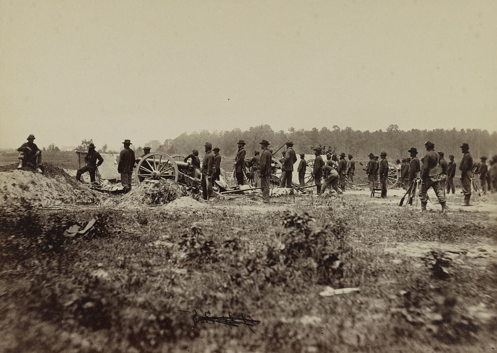 #111 Outer line of Confederate fortifications, in front of Petersburg, 1864