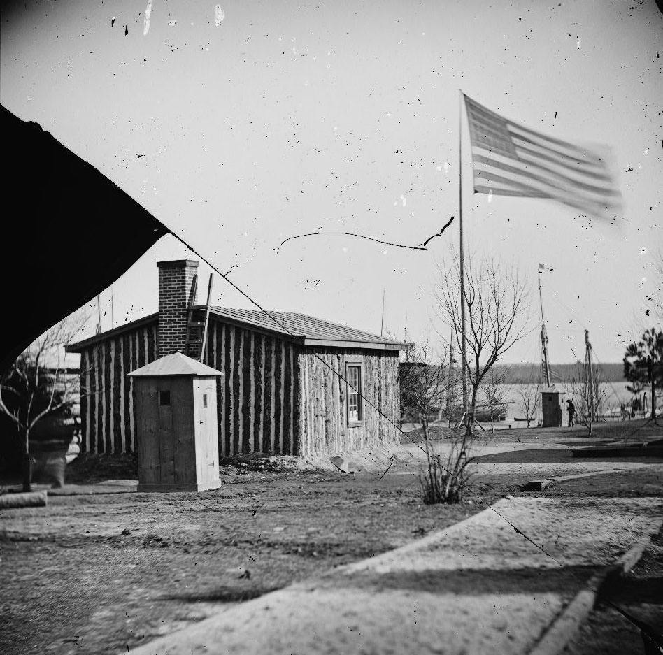 #14 Rear view of Gen. Ulysses S. Grant’s headquarters, Petersburg, 1860s