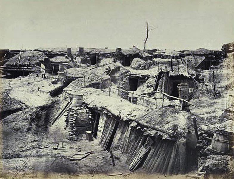 #138 Quarters of men in Fort Sedgwick Generally known as Fort Hell, 1865