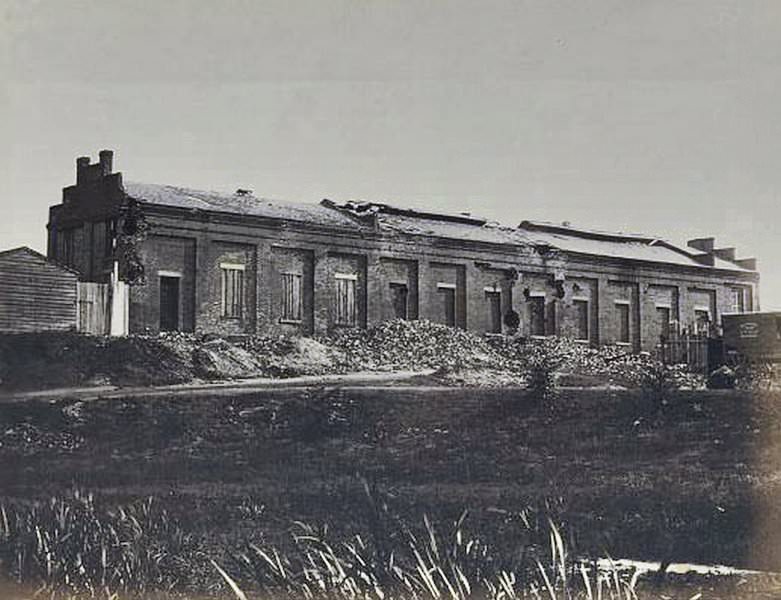 #140 View of the Petersburg Gas Works, 1866