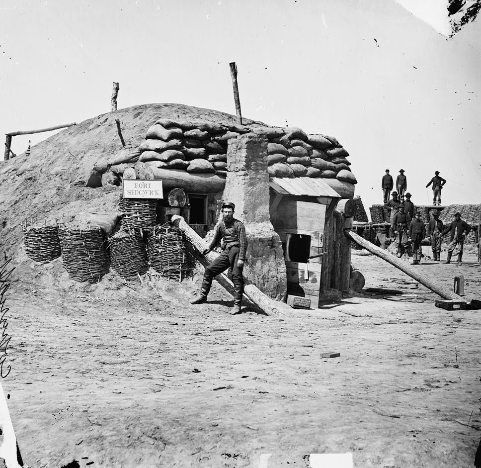 #150 Bomb-proof quarters, Fort Sedgwick (“Fort Hell”), Petersburg, 1865