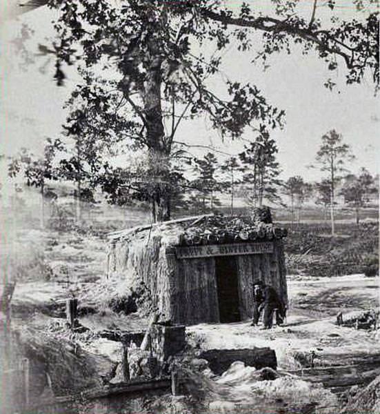 #18 Bomb-proof restaurant on the Petersburg line, Petersburg, 1864