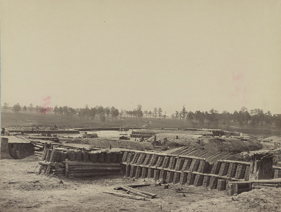 #190 Interior of Fort Sedgewick (i.e. Sedgwick), 1860s