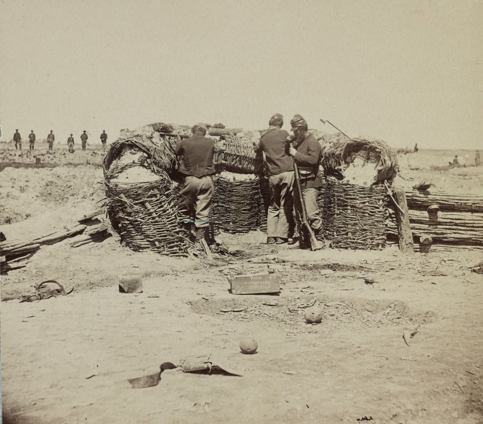 #37 Federal picket line in front of Fort Steadman, 1863